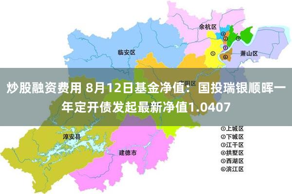 炒股融资费用 8月12日基金净值：国投瑞银顺晖一年定开债发起最新净值1.0407