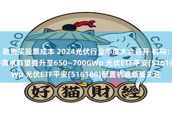 融资买股票成本 2024光伏行业年度大会召开 机构：预计2025年光伏组件需求有望提升至650—700GWp 光伏ETF平安(516180)配置机遇备受关注